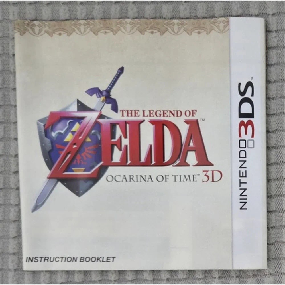 Zelda Ocarina of‎ Time 3D (Nintendo 3DS) NOT FOR RESALE Rare NFR Bundle Variant